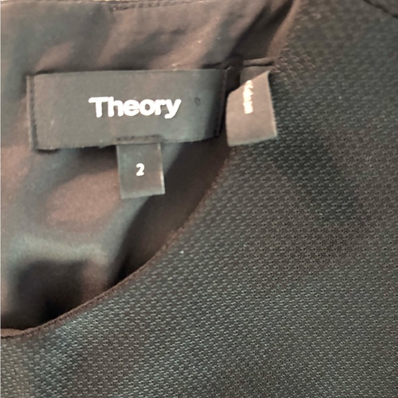 Theory Black Shift Dress - Picture 4 of 4
